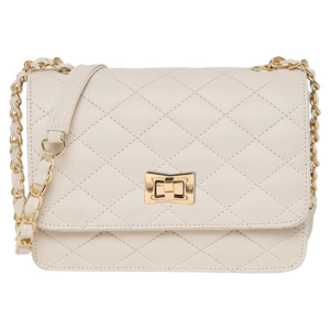 Women’s Faux Leather Twist Lock Sling Bag – Premium Casual Crossbody Bag | Zivara Fashion